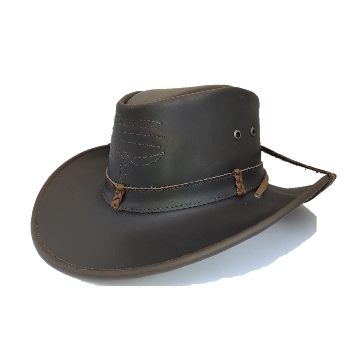 AUSTIN | Sombrero Vaquero Barbiquejo De Piel