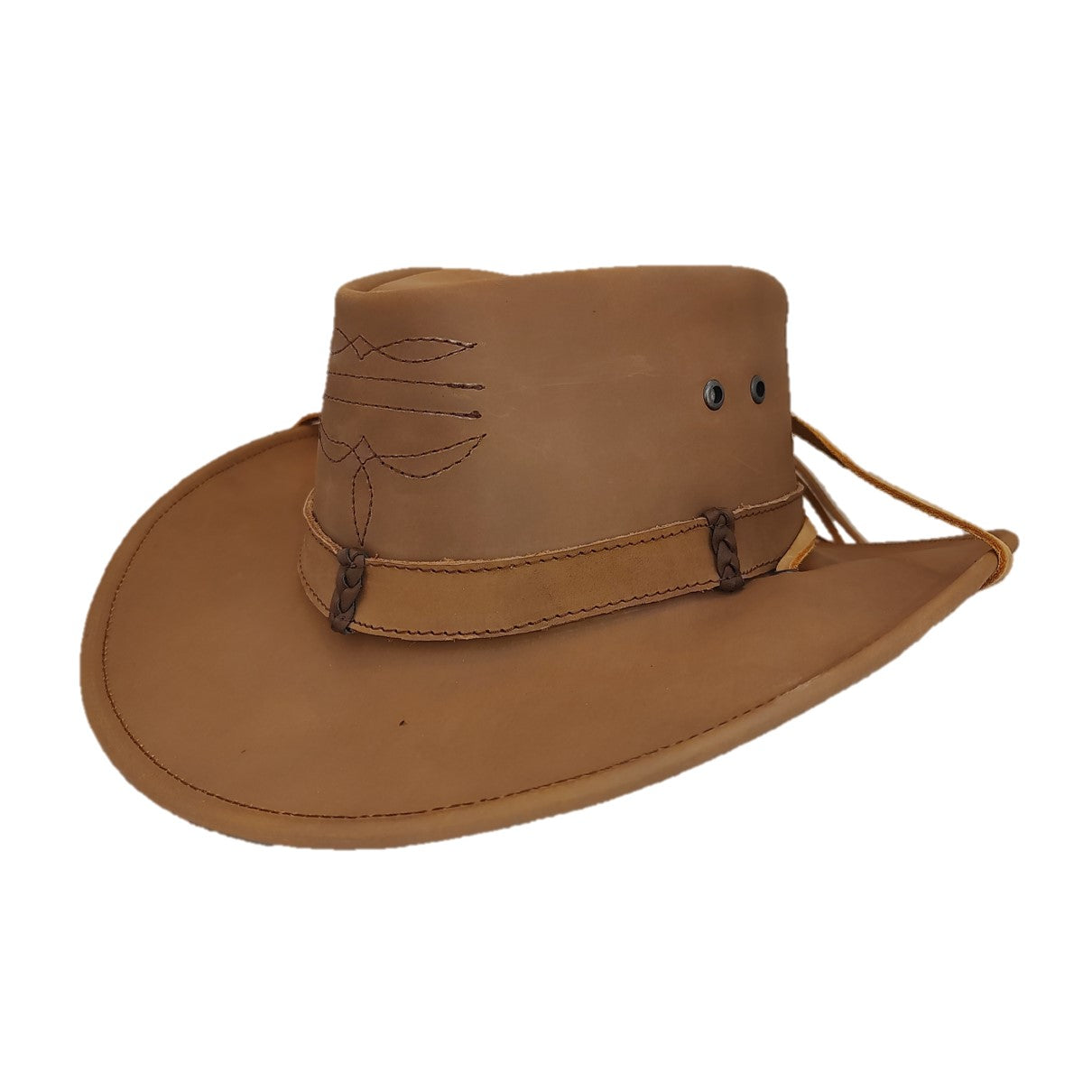 AUSTIN | Sombrero Vaquero Barbiquejo De Piel