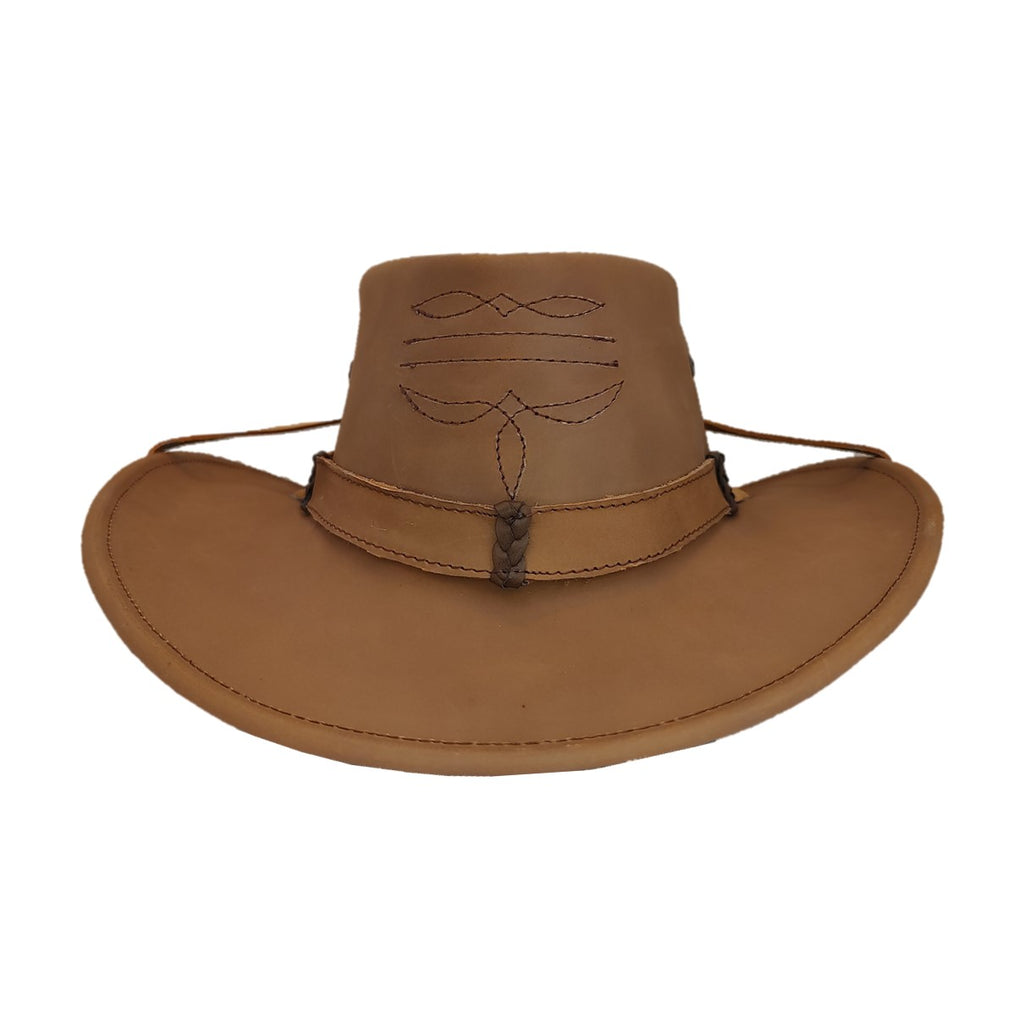 AUSTIN | Sombrero Vaquero Barbiquejo De Piel