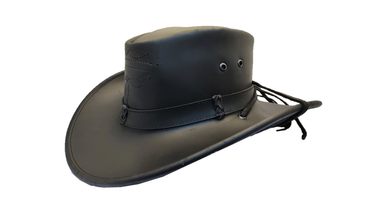 AUSTIN | Sombrero Vaquero Barbiquejo De Piel