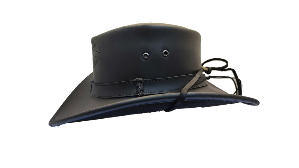 AUSTIN | Sombrero Vaquero Barbiquejo De Piel