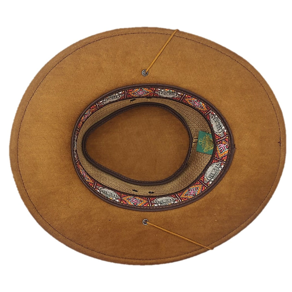 YELLOWSTONE | Sombrero Australiano De Malla Con Barbiquejo, Cómodo Y Transpirable