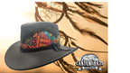 NAVAJO | Sombrero Vaquero De Piel Tribu Con Trenza