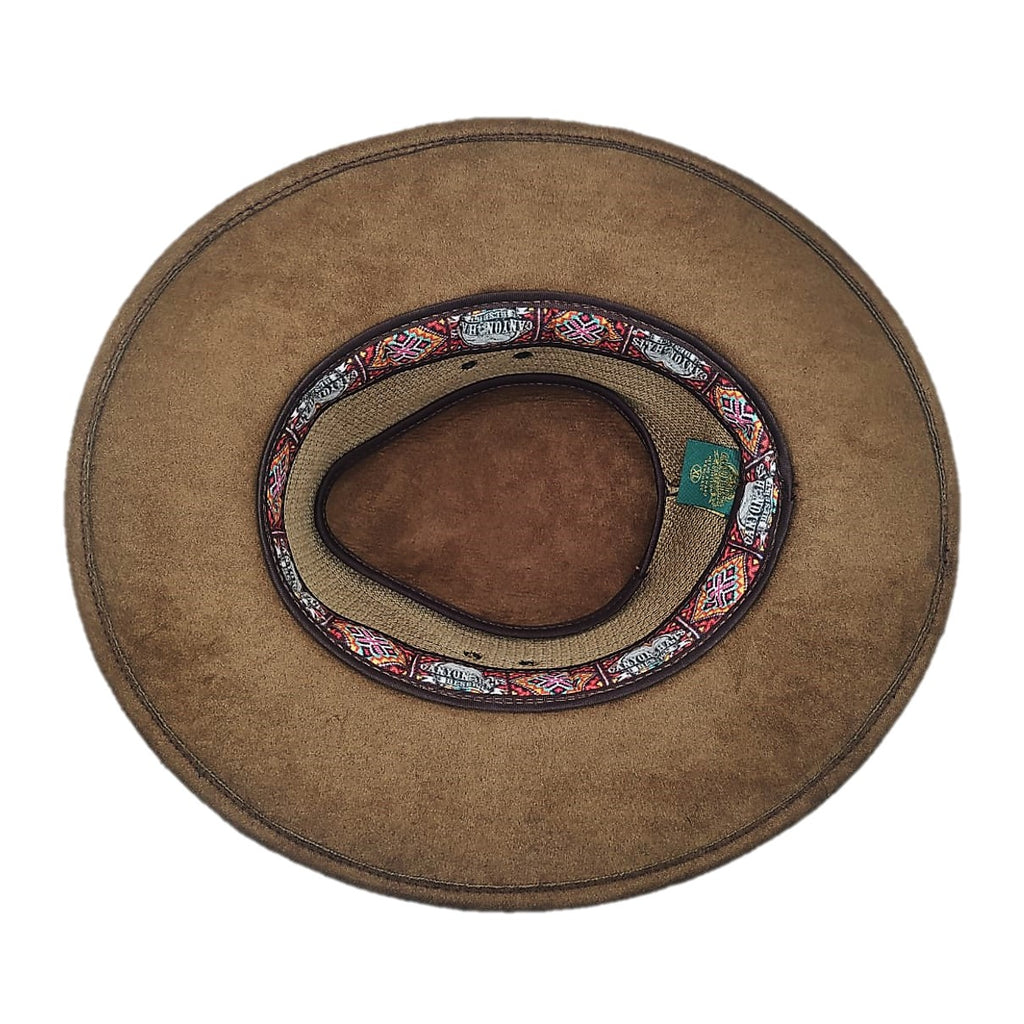 WYOMING | Sombrero Australiano De Malla Ligero Y Transpirable Con Trenza Bicolor