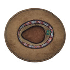 WYOMING | Sombrero Australiano De Malla Ligero Y Transpirable Con Trenza Bicolor