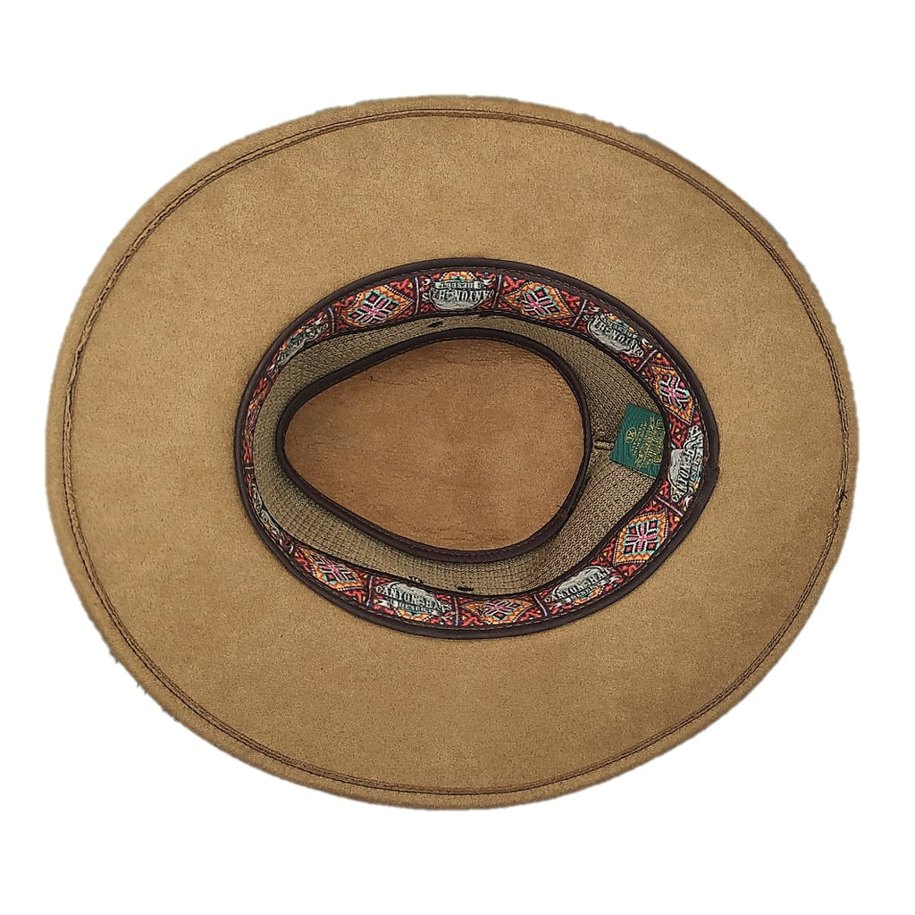 WYOMING | Sombrero Australiano De Malla Ligero Y Transpirable Con Trenza Bicolor