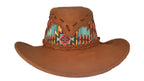 NAVAJO | Sombrero Vaquero De Piel Tribu Con Trenza