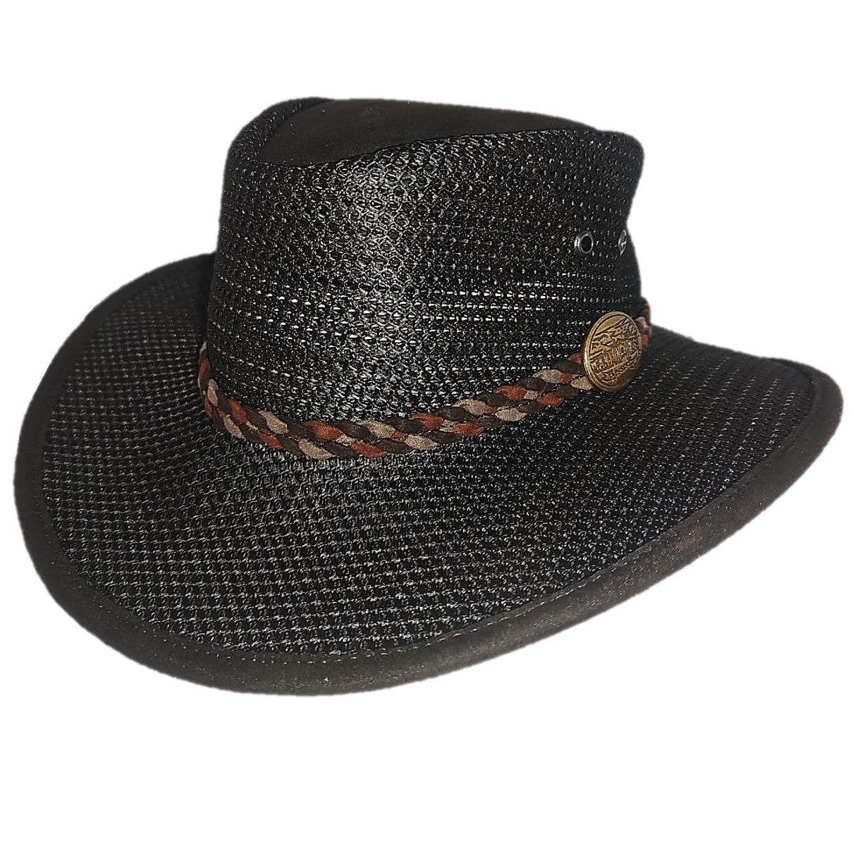 DAKOTA | Sombrero Australiano De Malla Transpirable Con Trenza