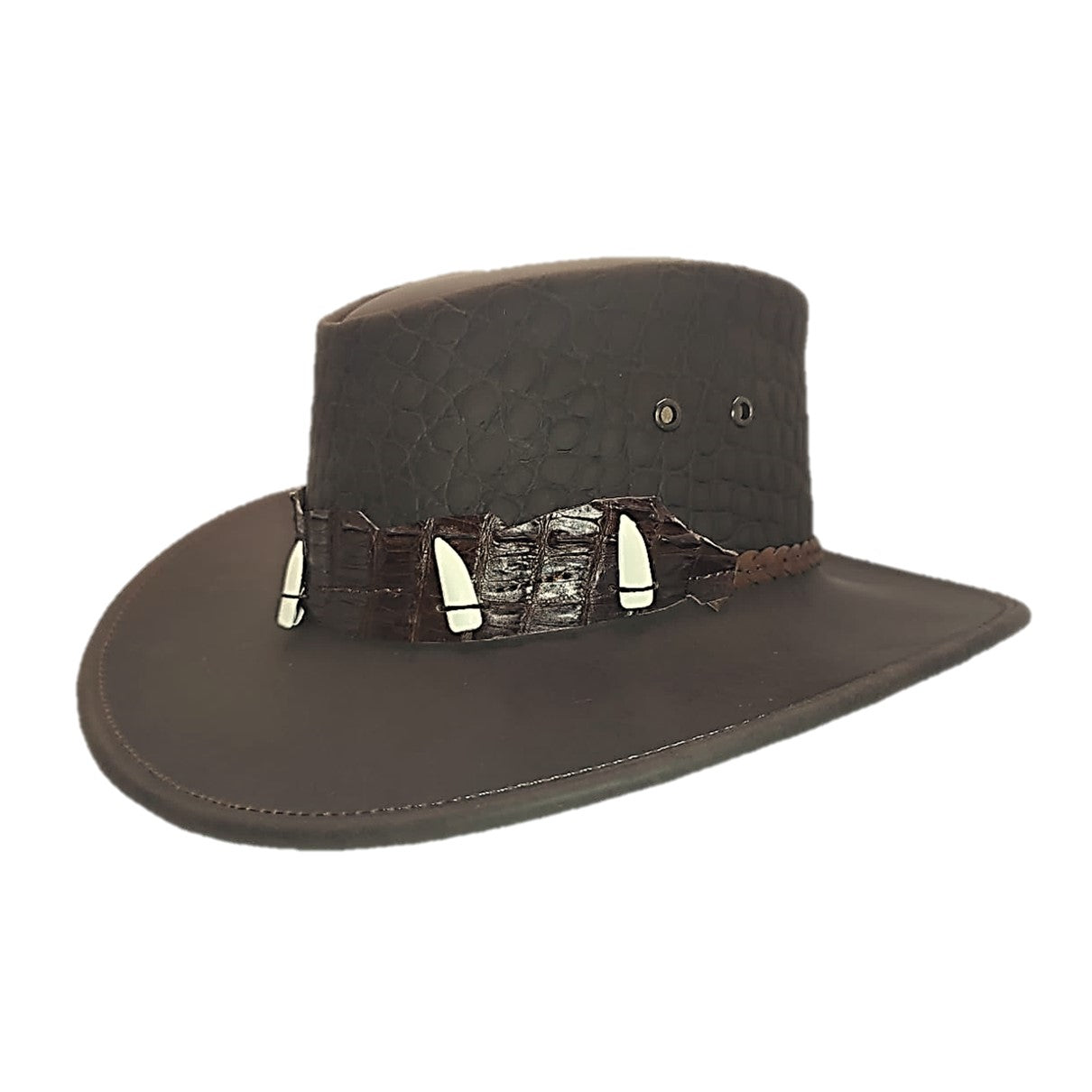 DUNDEE | Sombrero Australiano Piel Exotica Cocodrilo Dundee