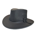 Santa Fe | Sombrero Australiano De Piel Con Trenza