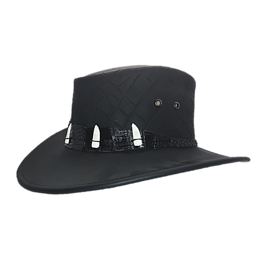 DUNDEE | Sombrero Australiano Piel Exotica Cocodrilo Dundee