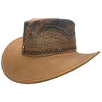 SIMMENTAL | Sombrero Vaquero De Piel, Pelo De Vaca Y Malla Transpirable