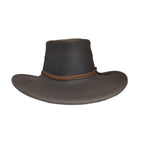 Santa Fe | Sombrero Australiano De Piel Con Trenza