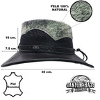 SIMMENTAL | Sombrero Vaquero De Piel, Pelo De Vaca Y Malla Transpirable