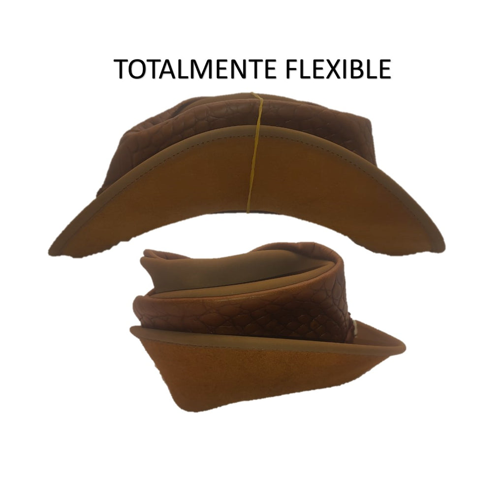 DUNDEE | Sombrero Australiano Piel Exotica Cocodrilo Dundee