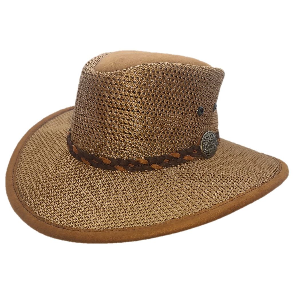 DAKOTA | Sombrero Australiano De Malla Transpirable Con Trenza