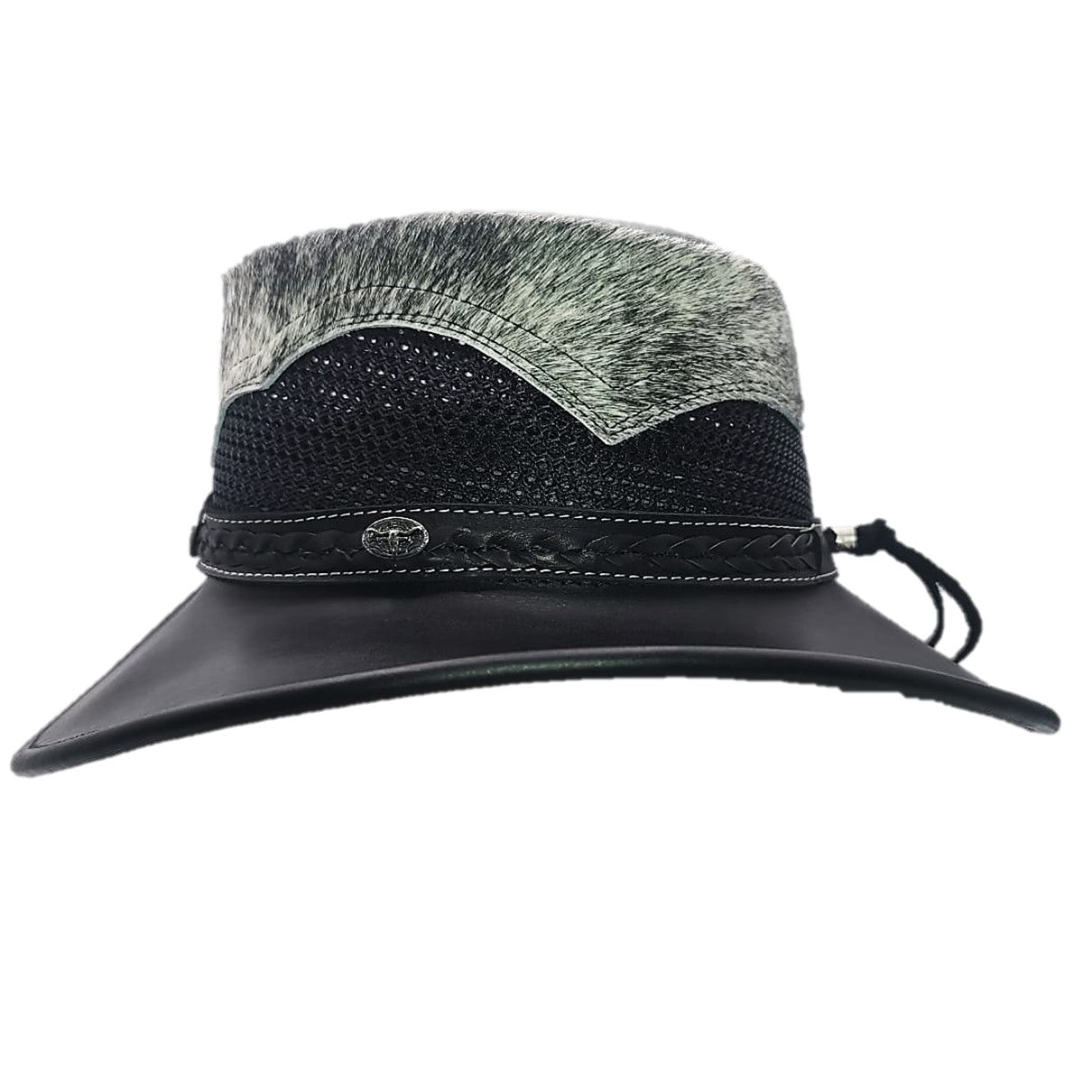 SIMMENTAL | Sombrero Vaquero De Piel, Pelo De Vaca Y Malla Transpirable