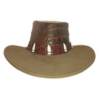 DUNDEE | Sombrero Australiano Piel Exotica Cocodrilo Dundee
