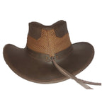 WACO | Sombrero Vaquero Piel Con Malla