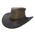 SANTANA | Sombrero Australiano De Piel Con Malla Comodo Y Transpirable