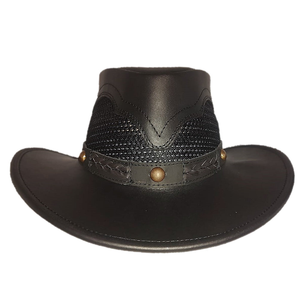 WACO | Sombrero Vaquero Piel Con Malla