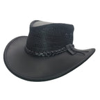 SANTANA | Sombrero Australiano De Piel Con Malla Comodo Y Transpirable