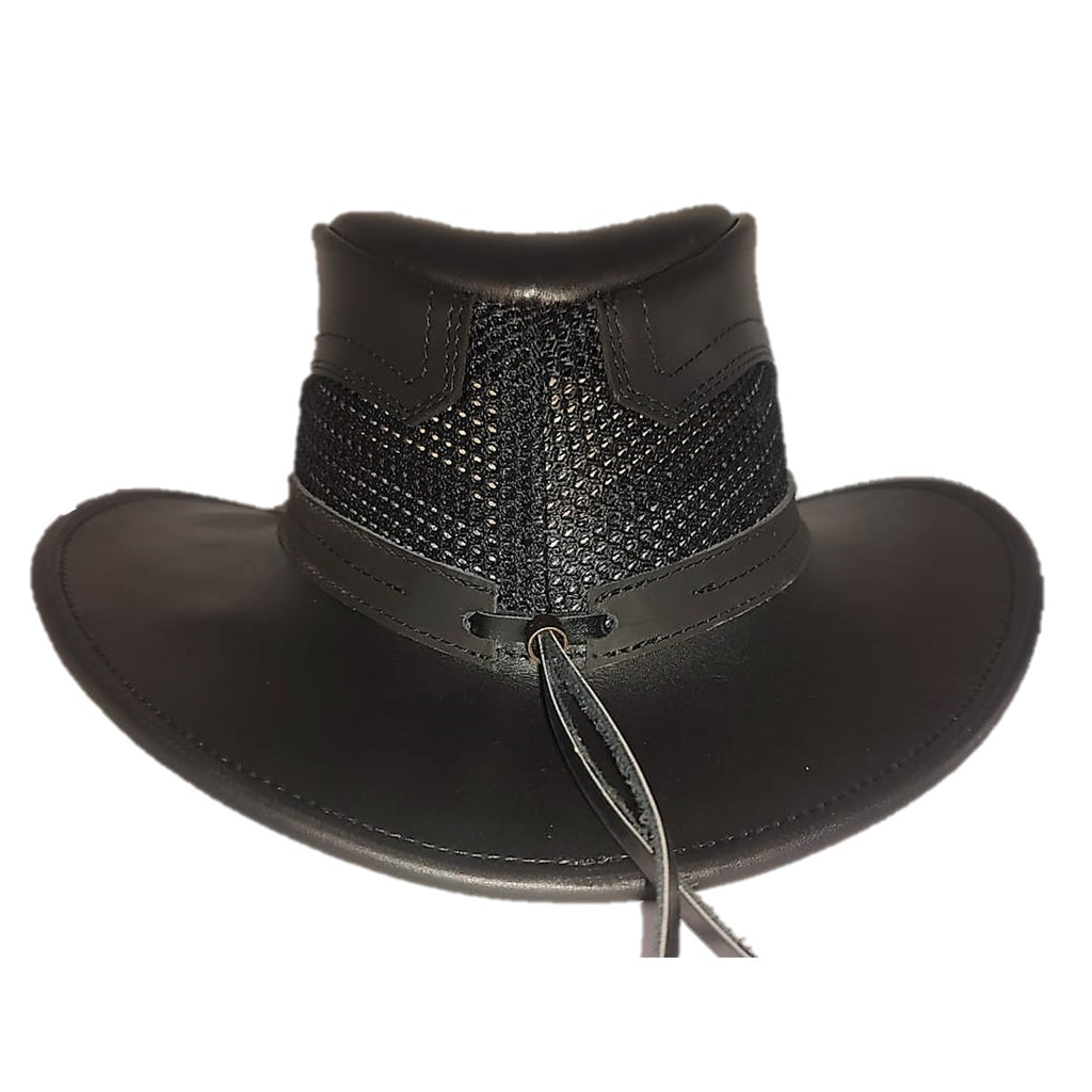 WACO | Sombrero Vaquero Piel Con Malla
