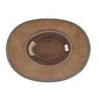 RENO | Sombrero Australiano De Piel Toquilla Rombos Con Hebilla