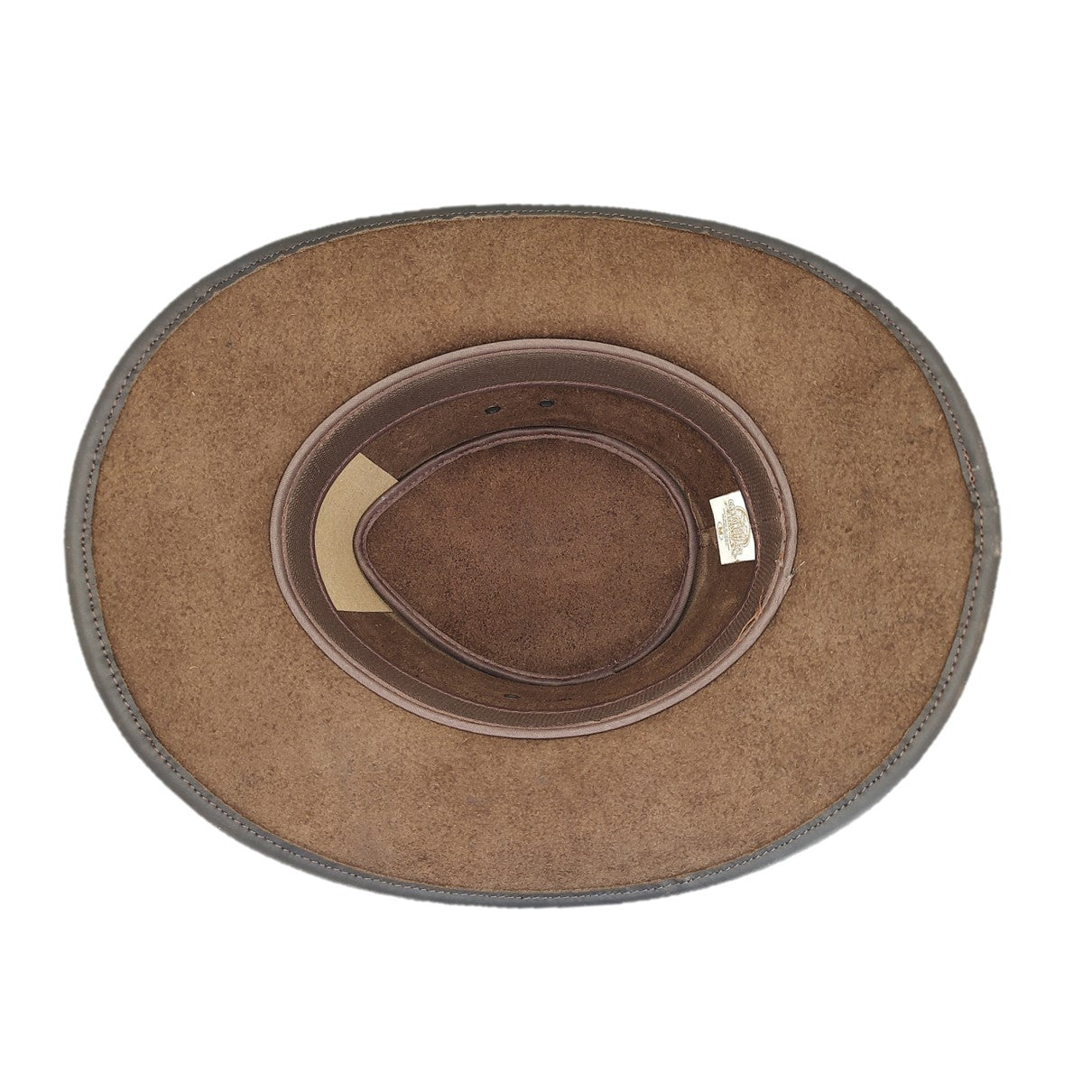 RENO | Sombrero Australiano De Piel Toquilla Rombos Con Hebilla