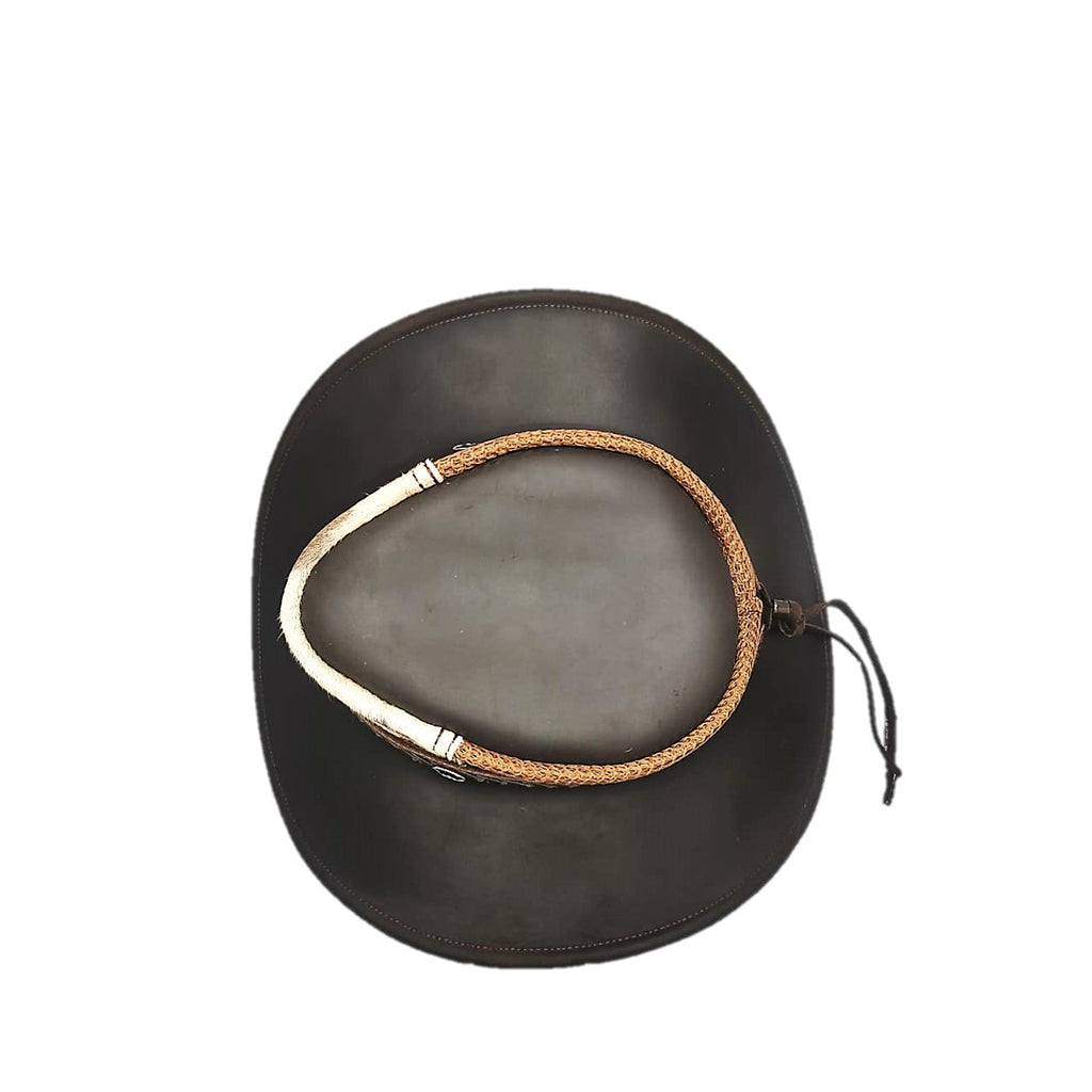 CEBU | Sombrero Vaquero De Piel, Pelo Vaca, Malla Transpirable