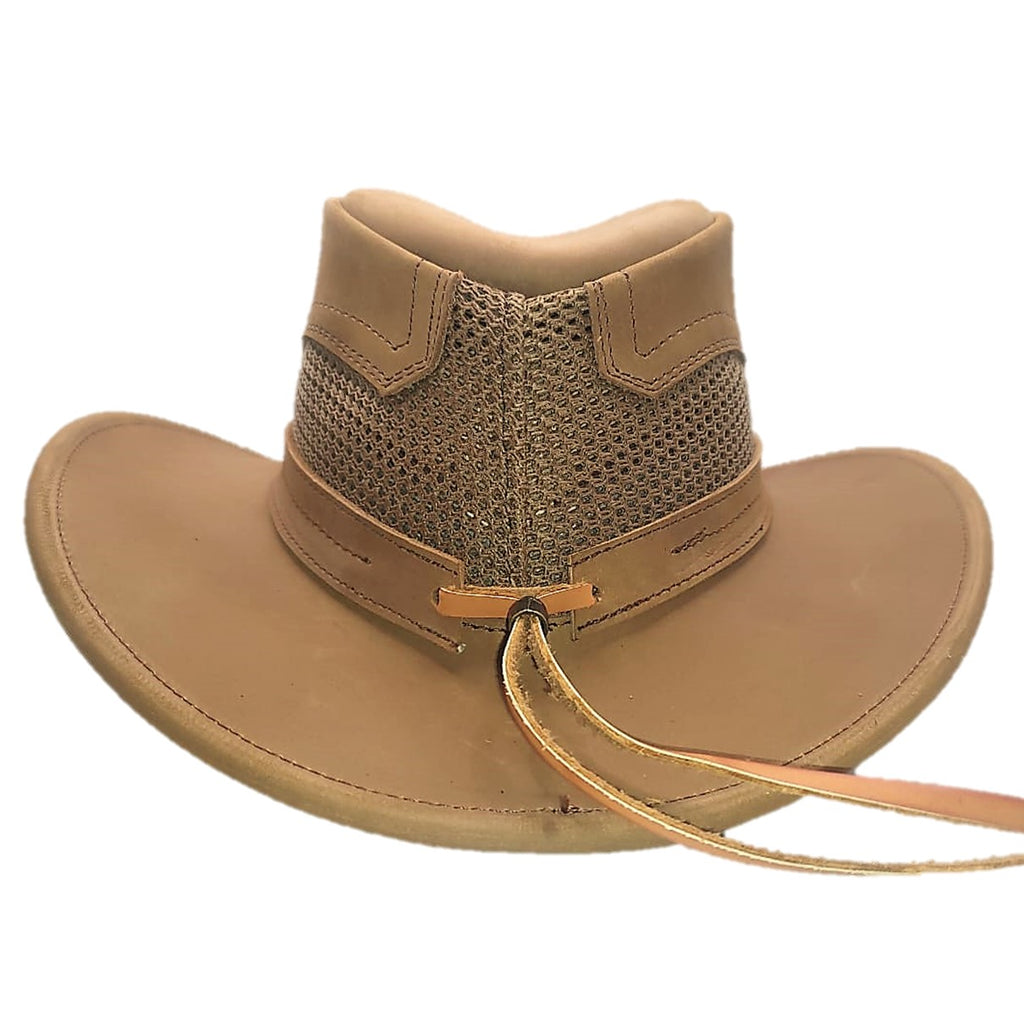 WACO | Sombrero Vaquero Piel Con Malla