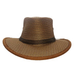 YELLOWSTONE | Sombrero Australiano De Malla Con Barbiquejo, Cómodo Y Transpirable