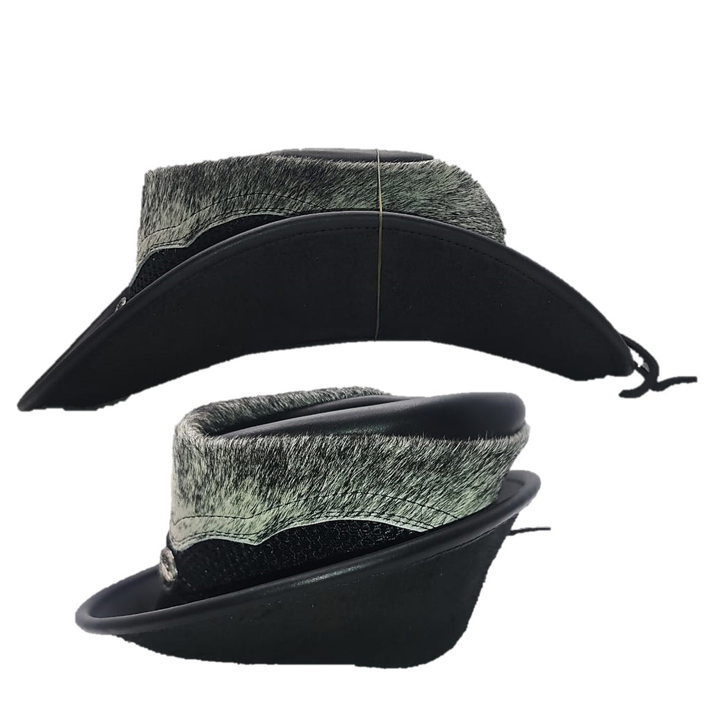 SIMMENTAL | Sombrero Vaquero De Piel, Pelo De Vaca Y Malla Transpirable