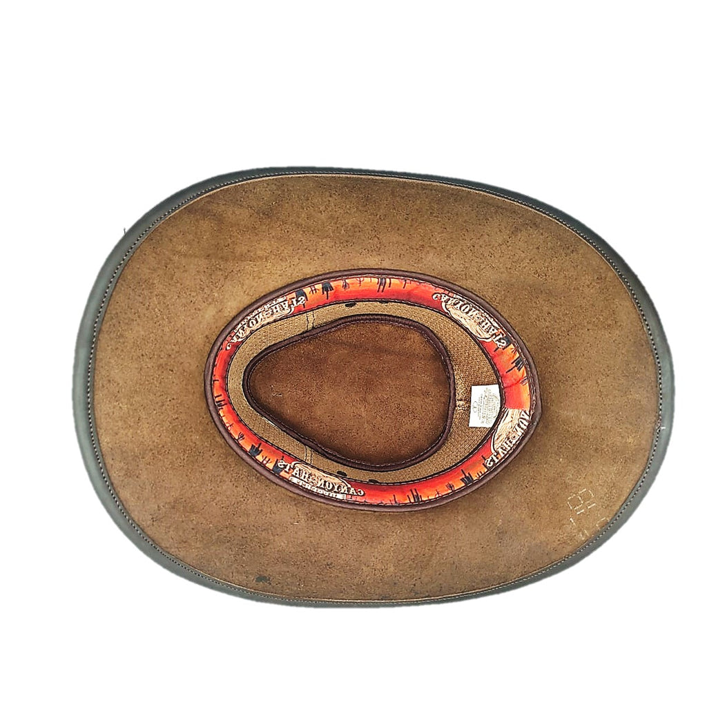 CEBU | Sombrero Vaquero De Piel, Pelo Vaca, Malla Transpirable