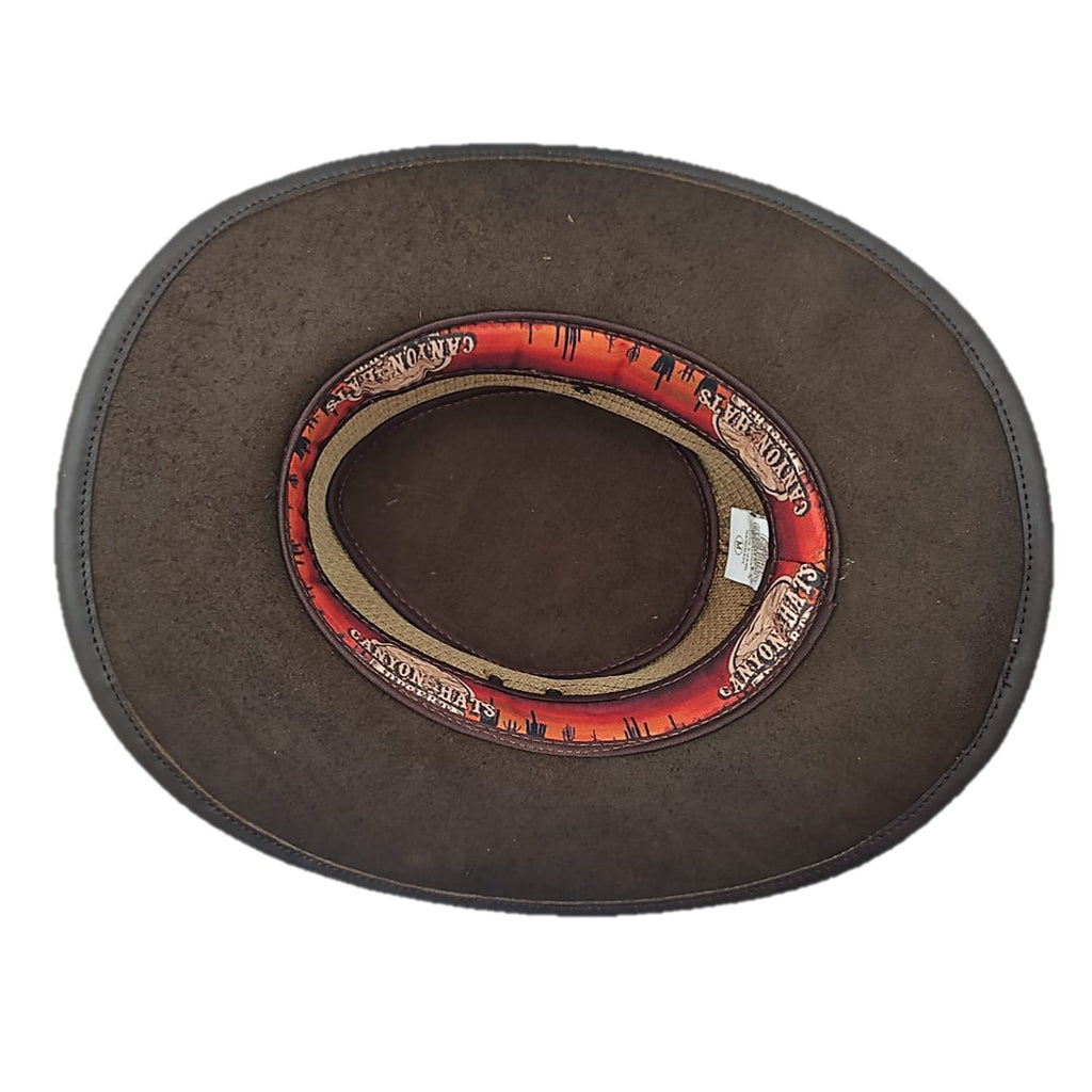 SANTANA | Sombrero Australiano De Piel Con Malla Comodo Y Transpirable