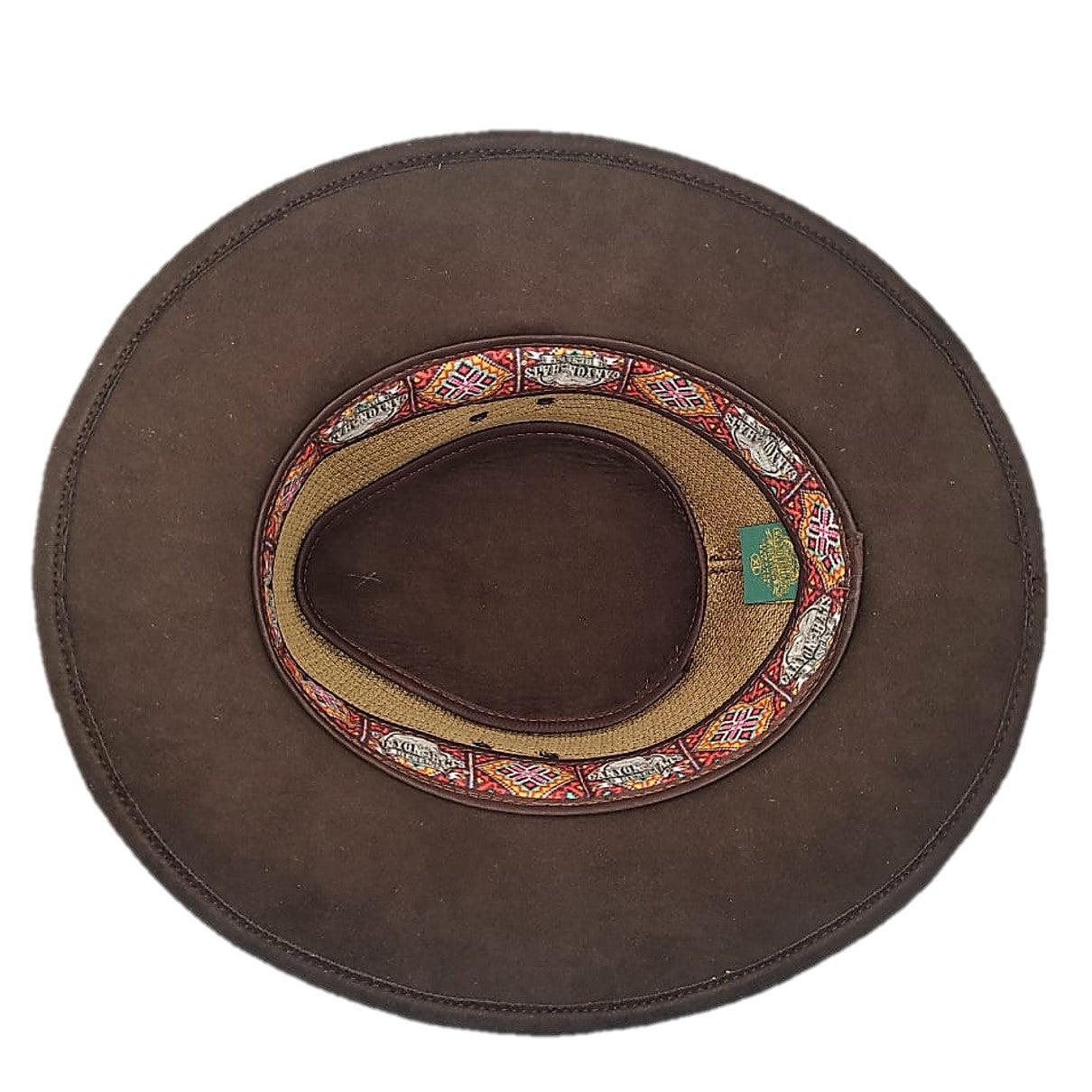 WYOMING | Sombrero Australiano De Malla Ligero Y Transpirable Con Trenza Bicolor