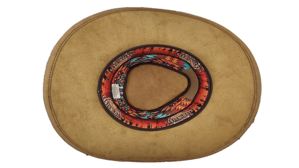 NAVAJO | Sombrero Vaquero De Piel Tribu Con Trenza