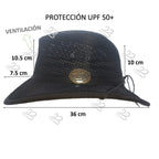 YELLOWSTONE | Sombrero Australiano De Malla Con Barbiquejo, Cómodo Y Transpirable