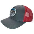 Gorra Canyon Hats Desert Snapback Gris Con Malla Roja